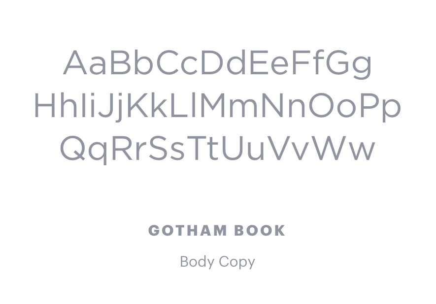 Gotham Book Body Copy